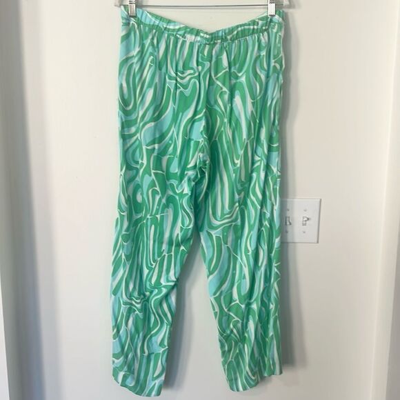 Lilly Pulitzer Cambridge Groovy Wide Leg Pants L - Picture 4 of 8